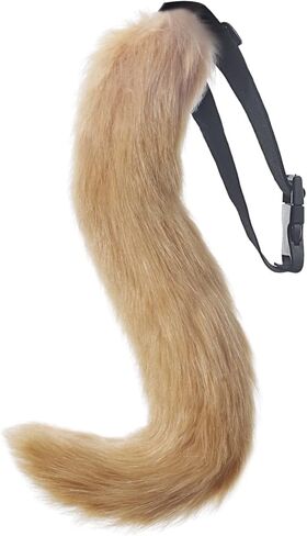 ذيل ثعلب رافاكيني، زي ذيل ثعلب من الفرو الصناعي، فستان تنكرية للهالوين قابل للتعديل، زي ذيل ثعلب فروي للبالغين والأطفال والحفلات in Kuwait