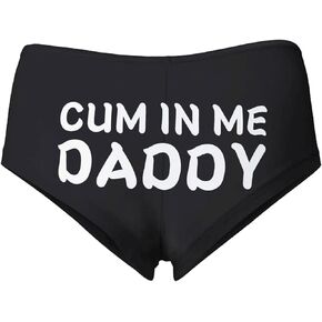 PROMOTED TO BIG SISTER Cum in Me Daddy Sexy Slutty Underwear Panties Women's Booty Shorts