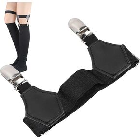 جوارب أربطة معدنية مزدوجة، حوامل حمالات الجورب، مشبك جوارب غير قابل للانزلاق، مشابك تثبيت حزام الجوارب، حمالات عالية الفخذ، حزام جوارب بإبزيم منقار البط للفتيات المثيرات in Kuwait