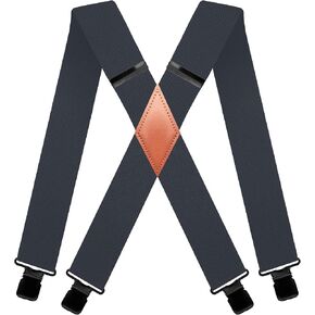 L04AYABY حمالات رجالي بمشابك شديدة التحمل حمالات تزلج للرجال كبيرة وطويلة X-Back 2 بوصة حمالات حزام أدوات للنساء in Kuwait