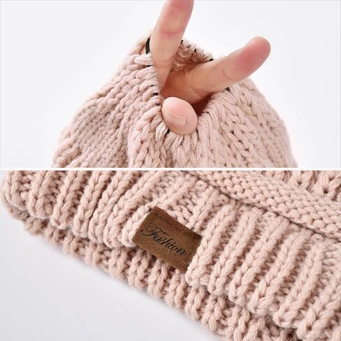 قبعة نيمالبال مع فتحة ذيل حصان - قبعة شتوية للنساء، قبعة ذيل حصان، قبعة ذيل حصان، قبعات ذيل حصان للنساء in Kuwait