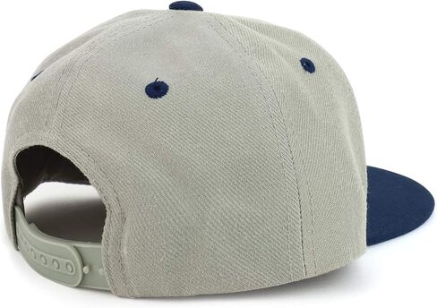 Armycrew Youth Kid's White American Flag Patch Flat Bill Snapback Trucker Cap in Saudi Arabia