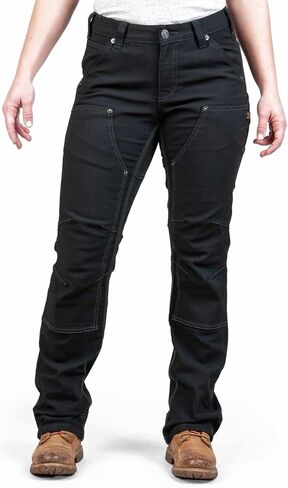 بنطال Dovetail Workwear Britt Utility Cargo للنساء، مقاس ساق مستقيمة، 11 جيبًا عمليًا in Kuwait