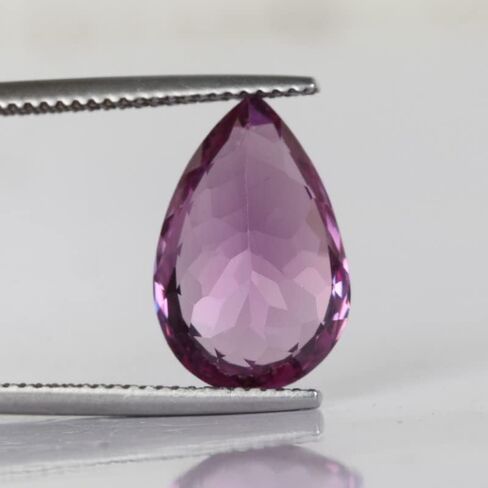 REAL-GEMS - Pear Cut Alexandrite 9Ct. Color Change in Sunlight Ring Making Loose Gemstone, Medium, Gemstone, alexandrite in Saudi Arabia