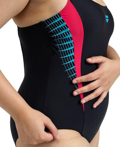 ARENA Feel Women's Threefold V Back Plus Size One Piece Swimsuit Chlorine Resistant Maxfit Bathing Suit in Saudi Arabia