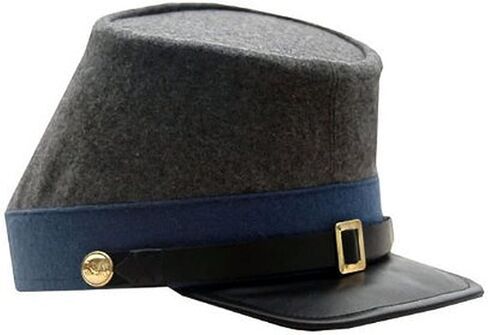 SZCO SUPPLIES Gray Large Historical Replica Civil War Wearable Kepi in Saudi Arabia