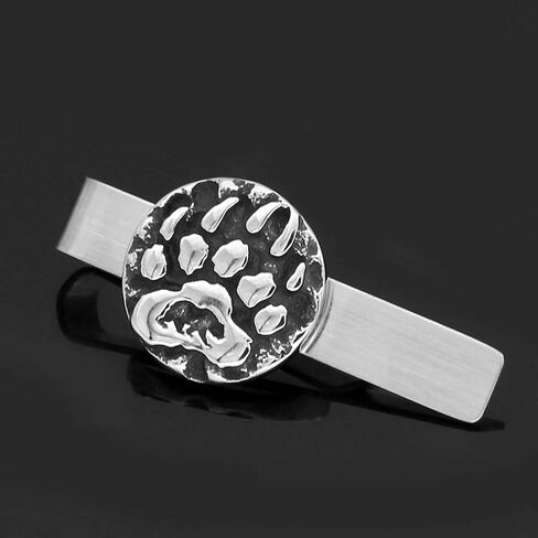 GuoShuang الفولاذ المقاوم للصدأ الشمال الفايكينغ تعويذة ران الدب الصغير مخلب ربط كليب مع حقيبة هدية Valknut in Kuwait