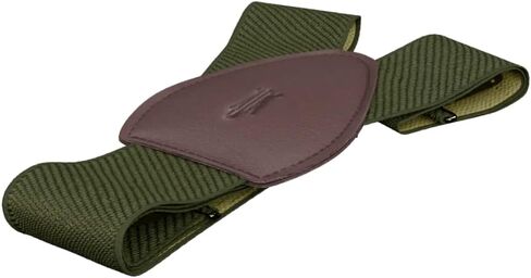 KK & Jay Supply Co. - The Original Premium Stay Tucked Shirt Stay - Non Slip Grip Shirttail Garters - Made in Brooklyn, USA - Solid Olive in Kuwait