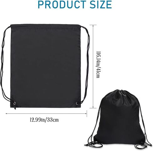 Mozeat Lens 2Pcs Drawstring Backpack Bags Black Blue Drawstring Bag Bulk Cinch Tote Sack PE Bags Draw String Bags Pack Drawstring Gym Bag Swim Bag for Women Men in Saudi Arabia