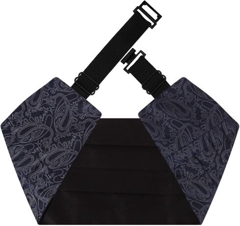 مجموعة أزرار أكمام رجالي من EPOINT Wedding Cummerbunds ربطة عنق بيزلي أحمر بورجوندي in Kuwait