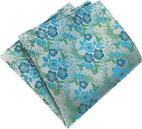 Mens Cravat Pre-Tied Bow Tie Set Luxury Floral Pattern Wedding Bowties with Pocket Square Set in Saudi Arabia