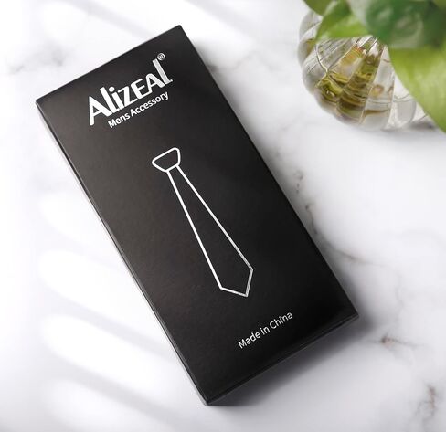 أليزدل مجموعة هدايا مربعة مصنوعة يدويًا من ربطة عنق بنقشة زهور بيزلي مع جيب in Kuwait