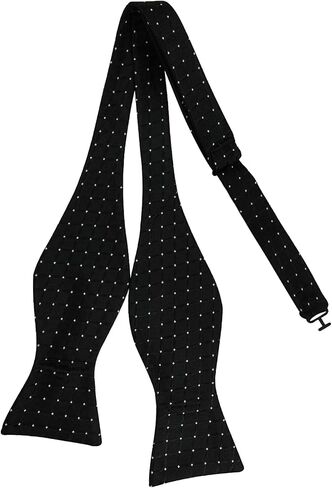 Houndstooth Self Tie Bow Tie Pocket Square Set, Men Bowtie with Handkerchief For Formal Tuxedo or Wedding Party M-S-SB2 in Kuwait