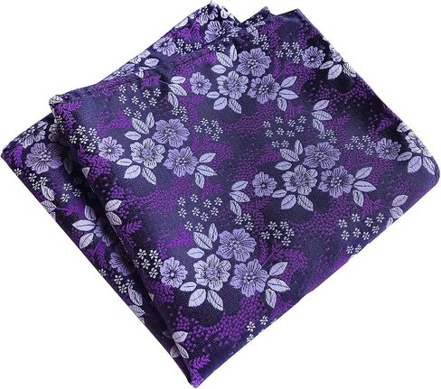 Mens Cravat Pre-Tied Bow Tie Set Luxury Floral Pattern Wedding Bowties with Pocket Square Set in Saudi Arabia
