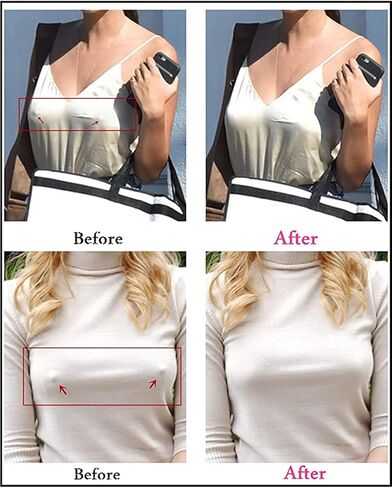 YISIBIA 40 قطعة من أغطية الحلمات للنساء للاستعمال مرة واحدة، ذاتية اللصق، ملصقات بتلات فطائر الثدي (شكل أسود على شكل X) in Kuwait