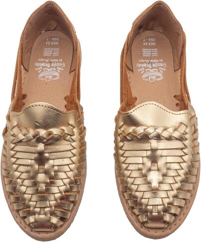 صنادل مكسيكية من Fiesta Brands أحذية Boho Huaraches Mexicanos Para Mujer النسائية المصنوعة يدويًا من الجلد in Kuwait