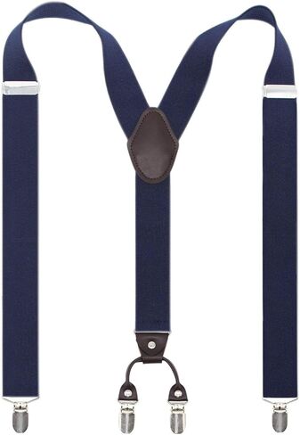 حمالات Bioterti للرجال مقاس 1 1/4 بوصة شديدة التحمل على شكل حرف Y لحفلات الزفاف والمناسبات الرسمية in Kuwait