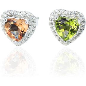 Zultanite أقراط على شكل قلب من الفضة الإسترليني عيار 925 مصنوعة من الفضة الإسترليني وأشعة الشمس وتغيير لون الشتات أقراط أنيقة مكونة من السلطان هدية مجوهرات أنيقة للنساء والبنات in Kuwait