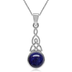 Silvershake 925 Sterling Silver Triquetra Celtic Knot Pendant with 18 Inch Necklace in Saudi Arabia