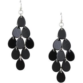 Xalroco Drop Beads Earrings Fashion Jewelry Colorful Boho Shell Teardrop Dangle Earrings Lightweight Layered Earrings for Girls