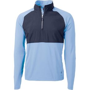 Cutter & Buck Adapt Eco Knit Hybrid Recycled Mens Quarter Zip
