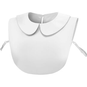 Sumind Fake Collar Faux Doll Collar Detachable Blouse Half Shirts Collar for Girls Women Skirt Dress Blouse, White in Saudi Arabia