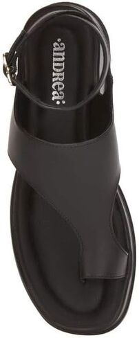 أندريا | صنادل نسائية بكعب عريض/كعب | حزام الكاحل / ملاءمة مرنة / إغلاق بإبزيم | مواد صناعية/جلدية/نسيجية - 10 in Kuwait