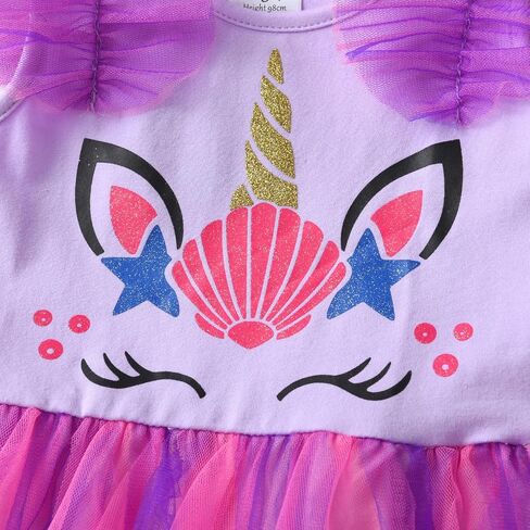 DXTON Toddler Girl Summer Short Sleeve Tutu Party Wedding Birthday Dresses in Saudi Arabia