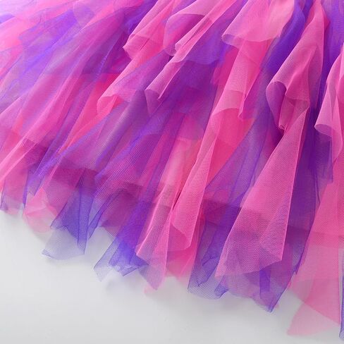 DXTON Toddler Girl Summer Short Sleeve Tutu Party Wedding Birthday Dresses in Saudi Arabia