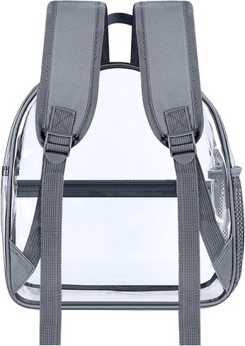 Mossio Clear PVC Mini Backpack Stadium Approved, Backpack with Adjustable Strap for Concert, Beach, Work, Travel & Sporting in Kuwait