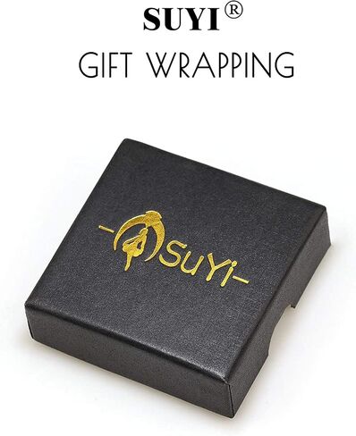 Suyi العصرية النساء الأقراط شبكة معدنية شبكة الترتر شرابة قطرة طويلة تتدلى الأقراط in Kuwait