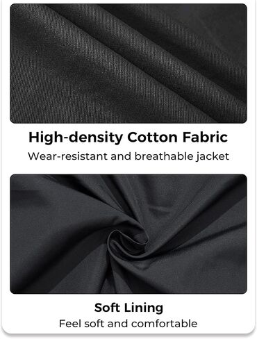 WenVen Men's Casual Canvas Cotton Jacket Lightweight Military Utility Jacket in Kuwait