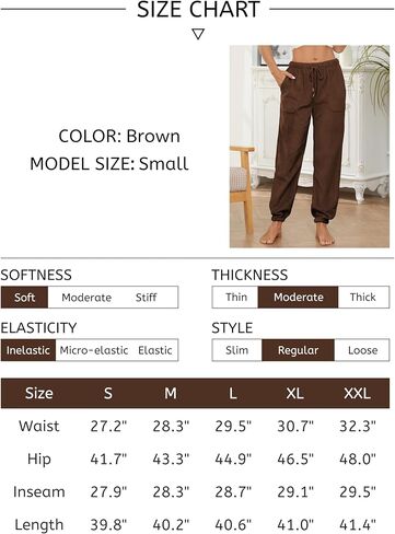 UANEO Womens Fluffy Pajama Pants Casual Warm Fuzzy Fleece Lounge Pants With Pockets in Kuwait