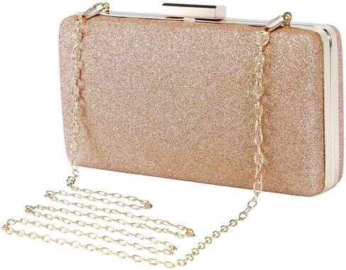 Selight Glitter Clutch Purse for Women Wedding Evening Bag Sparkle Formal Bridal Purse Ladies Prom Cocktail Party Handbag in Saudi Arabia