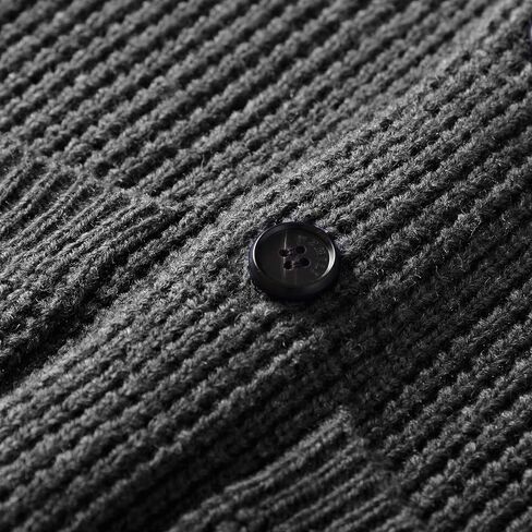 Men's Shawl Collar Cardigan Sweater - Cable Knit, Button-Up, Merino Wool - A Modern Classic That Never Goes Out of Style in Saudi Arabia