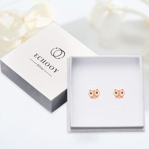 أقراط خنزير 925 من الفضة الإسترليني على شكل خنزير متطاير أقراط على شكل حيوان لطيف مجوهرات خنزير هدية للنساء والفتيات المراهقات in Kuwait