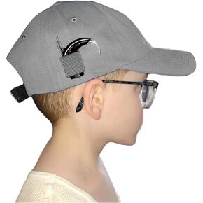 Kid's Cochlear Implant Hats. Safe and Secure for Sports or Everyday wear | Hats are for Behind The Ear Processors
