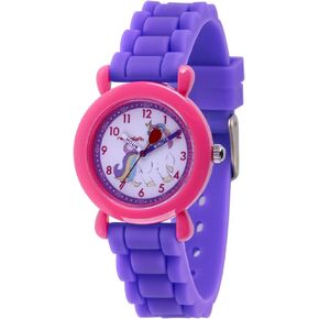 Red Balloon Unicorn Girls' Pink Plastic Time Teacher Watch,Purple Silicone Strap,WRB000140, Purple in Kuwait