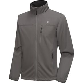 Little Donkey Andy Men's Lightweight Softshell Jacket Windbreaker for Running Travel Hiking, Windproof, Water Repellent