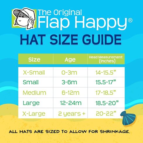 Flap Happy Children Unisex Bucket Hat UPF 50+, Highest Certified UV Sun Protection, Azo-free dye in Saudi Arabia