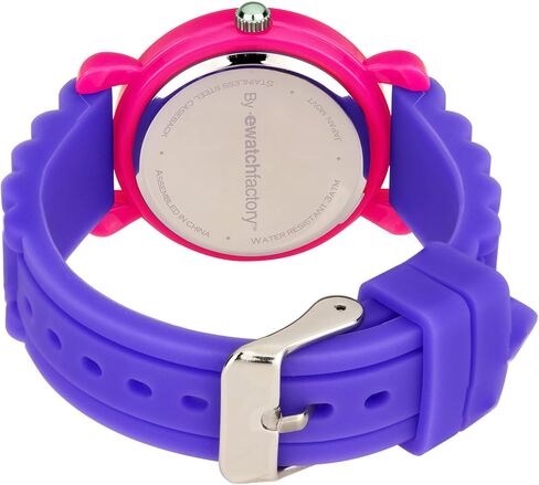 Red Balloon Unicorn Girls' Pink Plastic Time Teacher Watch,Purple Silicone Strap,WRB000140, Purple in Kuwait