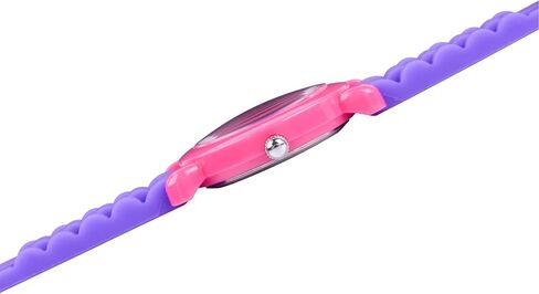 Red Balloon Unicorn Girls' Pink Plastic Time Teacher Watch,Purple Silicone Strap,WRB000140, Purple in Kuwait