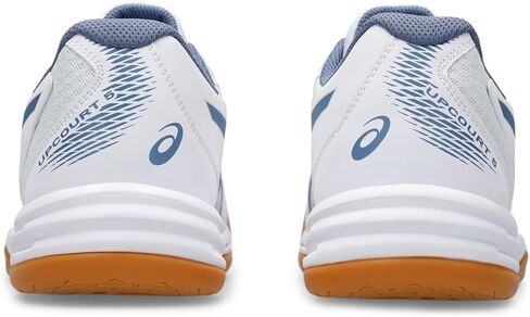 ASICS Men's Upcourt 5 Indoor Sport Shoe, 11.5, White/Denim Blue in Saudi Arabia