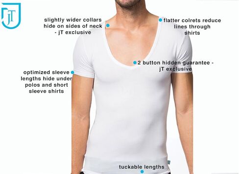Collected Threads Men's jT Modal Invisible Undershirt in Saudi Arabia