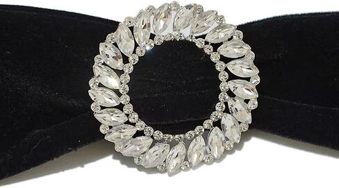 ICGSUQR Women Velvet Waist Belt Straps With Round Circle Rhinestone Buckle For Dresses Ladies Wedding Self-Tie Waistbands in Saudi Arabia
