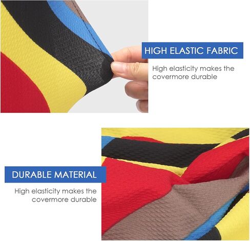 غطاء حماية لحقائب السفر من Adorila، غطاء حقيبة قابل للغسل يناسب الأمتعة مقاس 26-28 بوصة، غطاء واقٍ مرن لحقيبة السفر (XL، مموج) in Kuwait