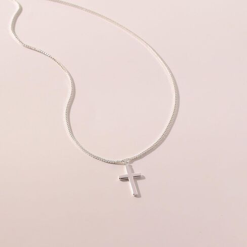 GUOKE Cross Necklace for Women, Gold Cross Necklace 14K Gold Plated Dainty Necklace Simple Jewelry for Women in Kuwait