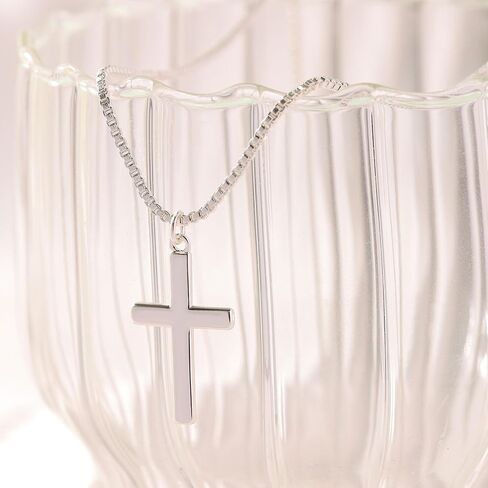 GUOKE Cross Necklace for Women, Gold Cross Necklace 14K Gold Plated Dainty Necklace Simple Jewelry for Women in Kuwait