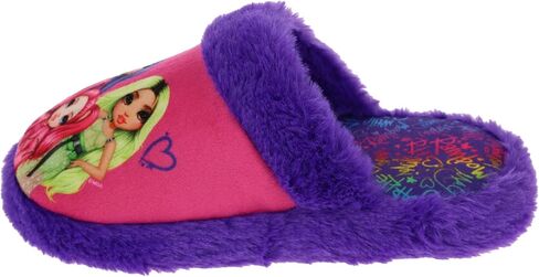 Rainbow High Girl's Slippers, Scuff Two-Tone House Shoe, Purple, Little Kid 8/9 to Big Kid 1/2 in Saudi Arabia