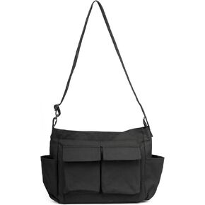 حقيبة كتف من القماش من TOPASION، حقيبة كتف كبيرة عبر الجسم، حقيبة جانبية للنساء والرجال in Kuwait